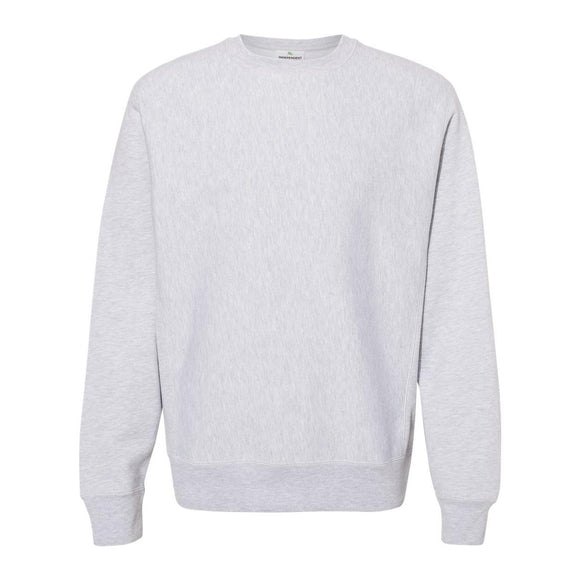 IND5000C Independent Trading Co. Legend - Premium Heavyweight Cross-Grain Crewneck Sweatshirt Grey Heather