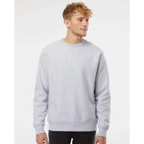 IND5000C Independent Trading Co. Legend - Premium Heavyweight Cross-Grain Crewneck Sweatshirt Grey Heather