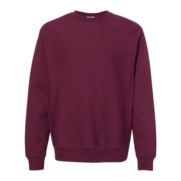 IND5000C Independent Trading Co. Legend - Premium Heavyweight Cross-Grain Crewneck Sweatshirt Maroon