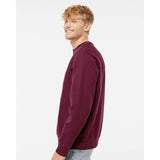 IND5000C Independent Trading Co. Legend - Premium Heavyweight Cross-Grain Crewneck Sweatshirt Maroon