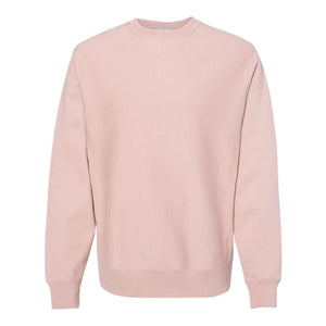 IND5000C Independent Trading Co. Legend - Premium Heavyweight Cross-Grain Crewneck Sweatshirt Dusty Pink