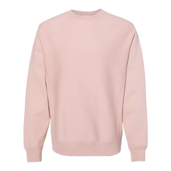 IND5000C Independent Trading Co. Legend - Premium Heavyweight Cross-Grain Crewneck Sweatshirt Dusty Pink