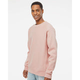 IND5000C Independent Trading Co. Legend - Premium Heavyweight Cross-Grain Crewneck Sweatshirt Dusty Pink