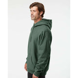 IND5000P Independent Trading Co. Legend - Premium Heavyweight Cross-Grain Hooded Sweatshirt Alpine Green