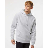 IND5000P Independent Trading Co. Legend - Premium Heavyweight Cross-Grain Hooded Sweatshirt Grey Heather