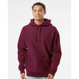 IND5000P Independent Trading Co. Legend - Premium Heavyweight Cross-Grain Hooded Sweatshirt Maroon