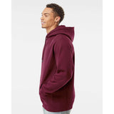 IND5000P Independent Trading Co. Legend - Premium Heavyweight Cross-Grain Hooded Sweatshirt Maroon