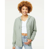 PRM2500Z Independent Trading Co. Women's California Wave Wash Full-Zip Hooded Sweatshirt Sage