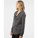 PRM2500Z Independent Trading Co. Women's California Wave Wash Full-Zip Hooded Sweatshirt Shadow