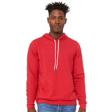 3719 BELLA + CANVAS Sponge Fleece Hoodie Heather Red