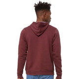 3719 BELLA + CANVAS Sponge Fleece Hoodie Heather Maroon