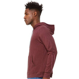 3719 BELLA + CANVAS Sponge Fleece Hoodie Heather Maroon