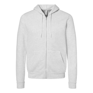 3739 BELLA + CANVAS Sponge Fleece Full-Zip Hoodie Ash