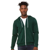 3739 BELLA + CANVAS Sponge Fleece Full-Zip Hoodie Forest