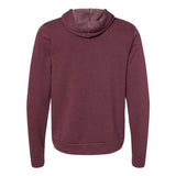 3739 BELLA + CANVAS Sponge Fleece Full-Zip Hoodie Heather Maroon