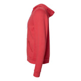 3739 BELLA + CANVAS Sponge Fleece Full-Zip Hoodie Heather Red