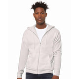 3739 BELLA + CANVAS Sponge Fleece Full-Zip Hoodie Vintage White