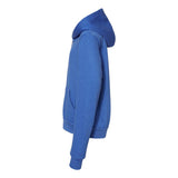 3739Y BELLA + CANVAS Youth Sponge Fleece Full-Zip Hoodie Heather True Royal