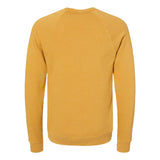 3901 BELLA + CANVAS Sponge Fleece Raglan Crewneck Sweatshirt Heather Mustard