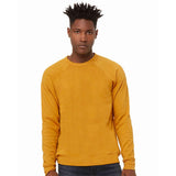 3901 BELLA + CANVAS Sponge Fleece Raglan Crewneck Sweatshirt Heather Mustard