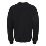 3901Y BELLA + CANVAS Youth Sponge Fleece Crewneck Sweatshirt Black