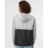 EXP54LWP Independent Trading Co. Lightweight Quarter-Zip Windbreaker Pullover Jacket Smoke/ Graphite