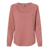 PRM2000 Independent Trading Co. Women's California Wave Wash Crewneck Sweatshirt Dusty Rose