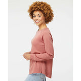 PRM2000 Independent Trading Co. Women's California Wave Wash Crewneck Sweatshirt Dusty Rose