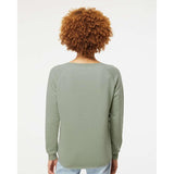 PRM2000 Independent Trading Co. Women's California Wave Wash Crewneck Sweatshirt Sage