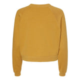 7505 BELLA + CANVAS Women's Raglan Pullover Fleece Heather Mustard