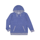 6779 LAT Harborside Mélange French Terry Hooded Pullover Royal Melange