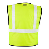 1571-1572 Kishigo Hook & Loop Mesh Vest Lime