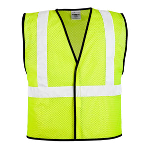 1571-1572 Kishigo Hook & Loop Mesh Vest Lime