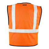 1571-1572 Kishigo Hook & Loop Mesh Vest Orange