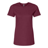 67000L Gildan Softstyle® Women's CVC T-Shirt Maroon Mist