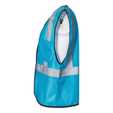 B120-131 Kishigo EV Series® Enhanced Visibility Non-ANSI Vest Electric Blue - B130