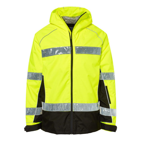 JS152 Kishigo Premium Brilliant Series® Class 3 Pro Parka Lime