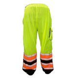 3173 Kishigo Premium Brilliant Series® Ultimate Reflective Mesh Pants Lime