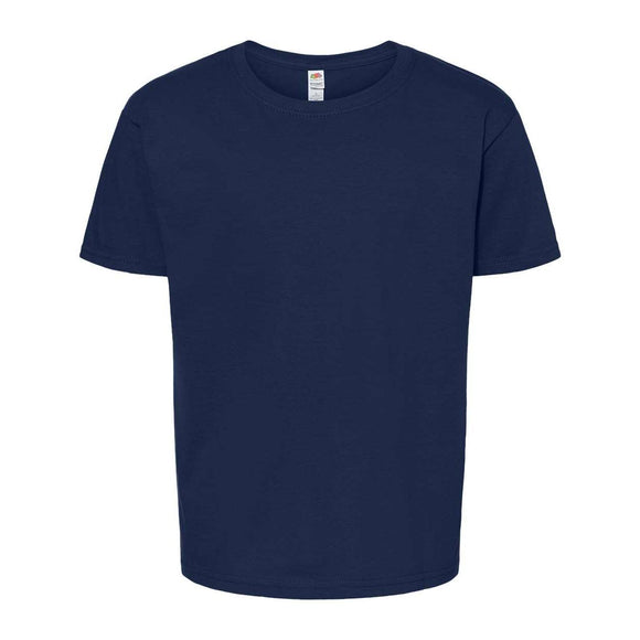 IC47BR Fruit of the Loom Youth Iconic T-Shirt J. Navy