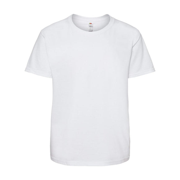 IC47BR Fruit of the Loom Youth Iconic T-Shirt White