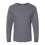 IC47LSR Fruit of the Loom Unisex Iconic Long Sleeve T-Shirt Charcoal Grey