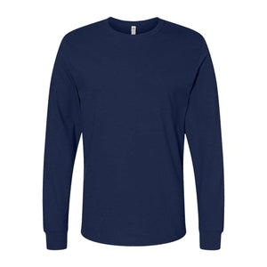 IC47LSR Fruit of the Loom Unisex Iconic Long Sleeve T-Shirt J. Navy