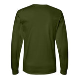 IC47LSR Fruit of the Loom Unisex Iconic Long Sleeve T-Shirt Military Green Heather