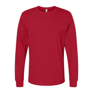 IC47LSR Fruit of the Loom Unisex Iconic Long Sleeve T-Shirt True Red