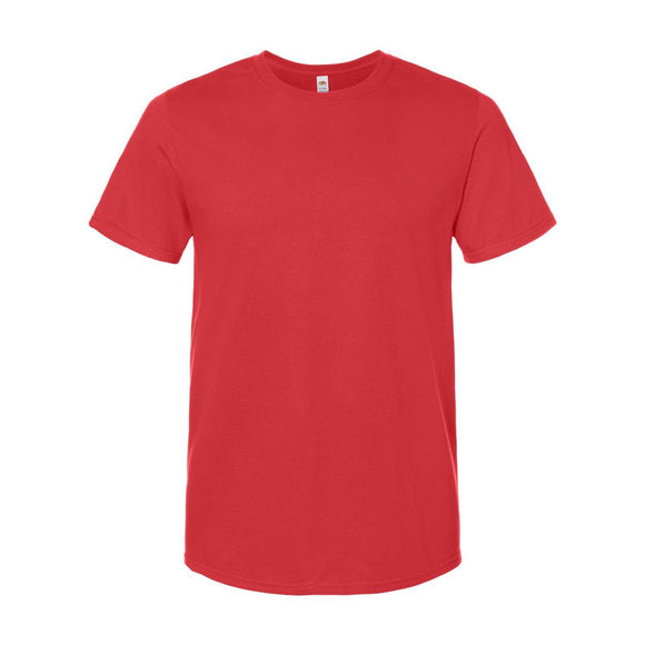 IC47MR Fruit of the Loom Unisex Iconic T-Shirt Fiery Red Heather