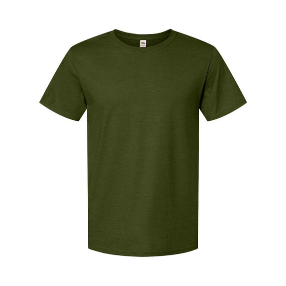 IC47MR Fruit of the Loom Unisex Iconic T-Shirt Military Green Heather