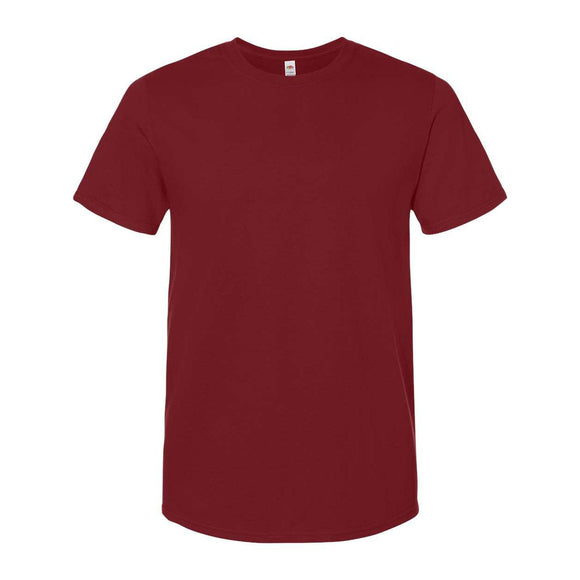 IC47MR Fruit of the Loom Unisex Iconic T-Shirt Peppered Red Heather