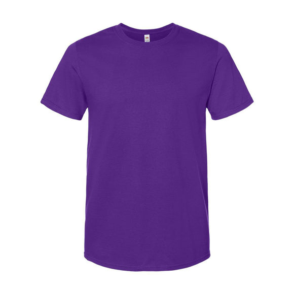 IC47MR Fruit of the Loom Unisex Iconic T-Shirt Purple