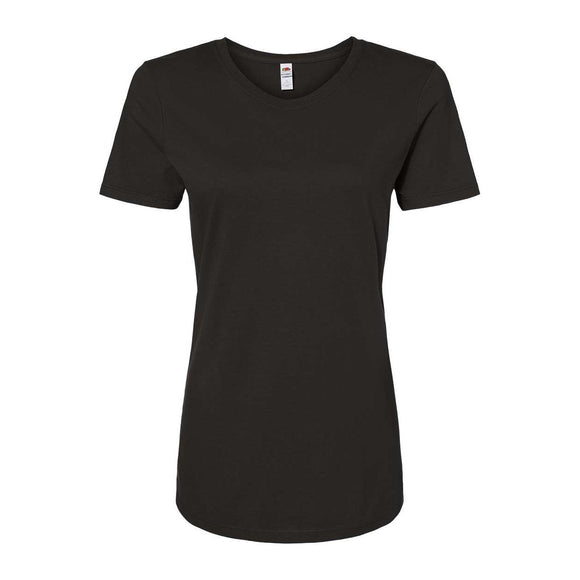 IC47WR Fruit of the Loom Women's Iconic T-Shirt Black Ink