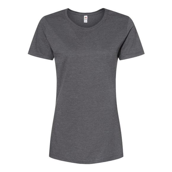 IC47WR Fruit of the Loom Women's Iconic T-Shirt Charcoal Heather